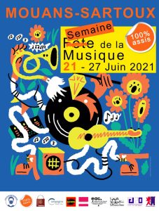 Fête de la musique 2021 à Mouans Sartoux avec les musiciens de la saison 15 du Studio ONOFF