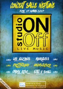 Affiche concert Studio ONOFF music à Cannes