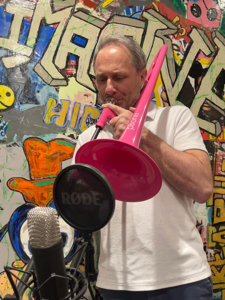 Enregistrement instrument au studio ONOFF de Mougins